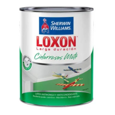1 lts Loxon Cielorrasos Mate Blanco
