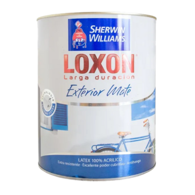 1 lts Loxon Exterior Mate Blanco