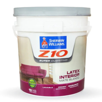 10 lts Látex Interior Z10 Mate Blanco