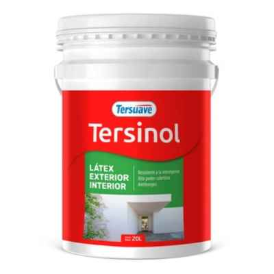 20 lts Tersinol Látex Exterior Interior Blanco Tersuave