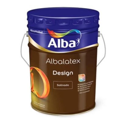 10 lts Albalatex Design Satinado Blanco