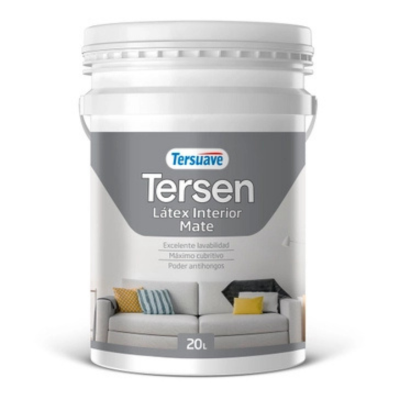20 lts Tersen Látex Interior Mate Blanco Tersuave