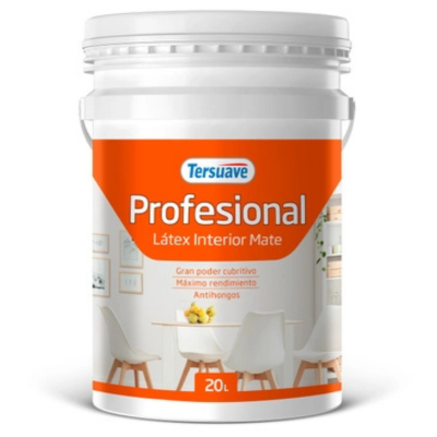 20 lts Profesional Látex Interior Mate Blanco Tersuave
