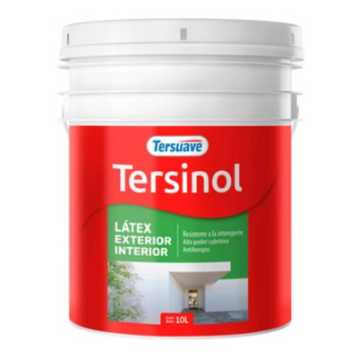 10 lts Tersinol Látex Exterior Interior Blanco Tersuave