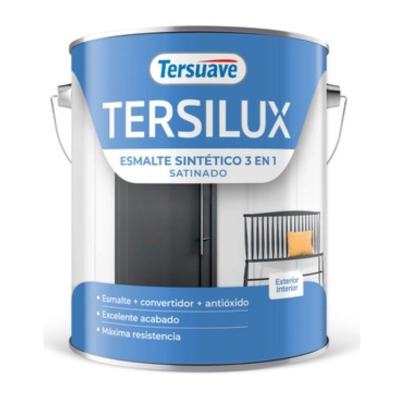 4 lts Esmalte Sintético Satinado 3 en 1 Blanco Tersuave
