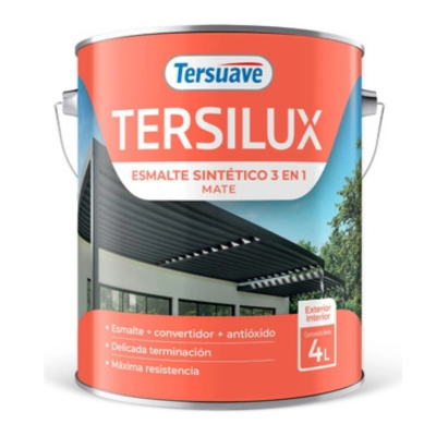 4 lts Esmalte Sintético Mate 3 en 1 Blanco Tersuave