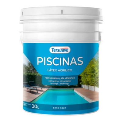 10 lts Piscinas Base Acuosa Blanco Tersuave