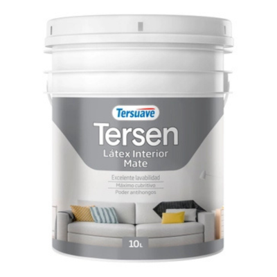 10 lts Tersen Látex Interior Mate Blanco Tersuave