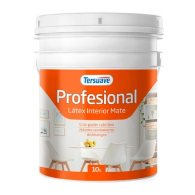 10 lts Profesional Látex Interior Mate Blanco Tersuave