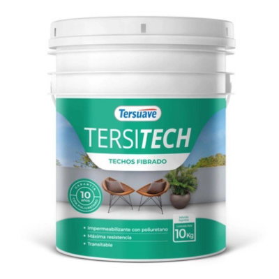 10 lts Tersitech Fibrado Membrana Líquida Blanco Tersuave