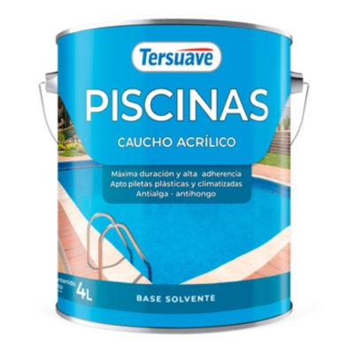 4 lts Piscinas Base Solvente Azul Tersuave