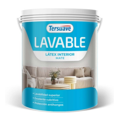 4 lts Lavable Látex Interior Mate Blanco Tersuave