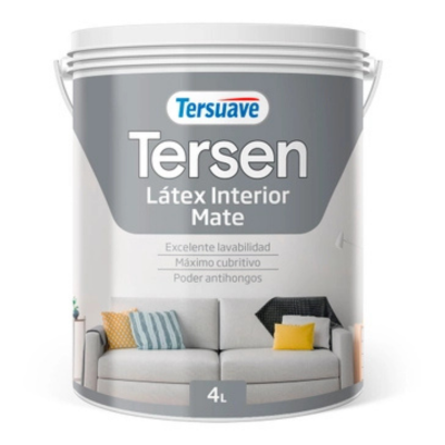 4 lts Tersen Látex Interior Mate Blanco Tersuave