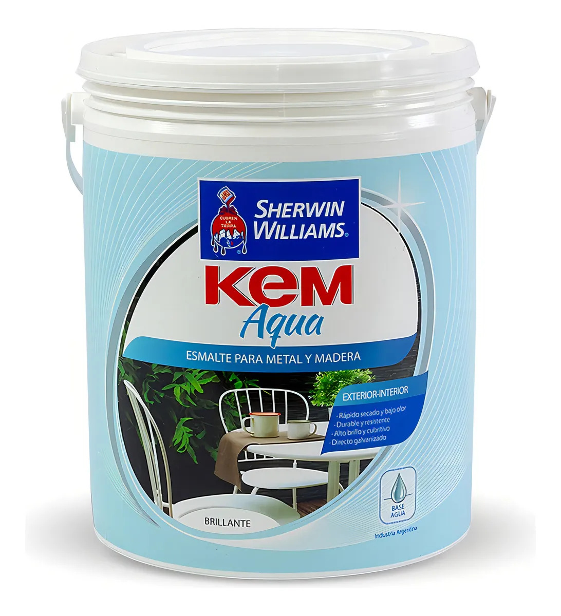 4 lts Kem Aqua Brillante Blanco