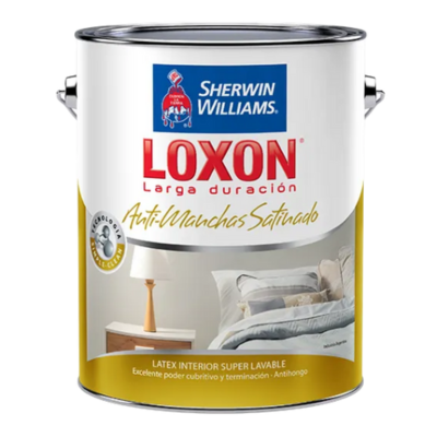 4 lts Loxon Antimanchas Satinado blanco