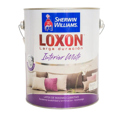 4 lts Loxon Interior Mate Blanco