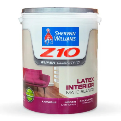 4 lts Látex Interior Z10 Mate Blanco