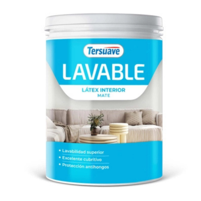 1 lts Lavable Látex Interior Mate Blanco Tersuave