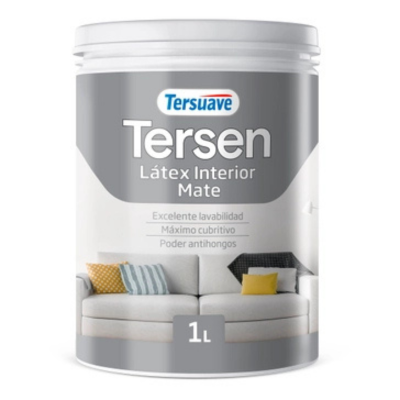 1 lts Tersen Látex Interior Mate Blanco Tersuave