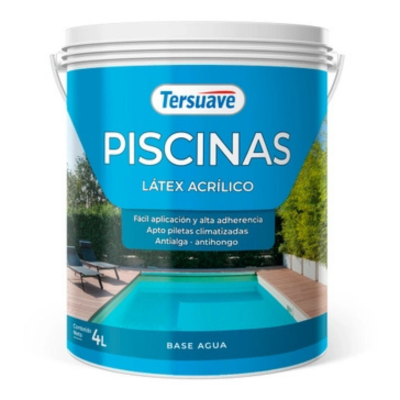 4 lts Piscinas Base Acuosa Blanco Tersuave