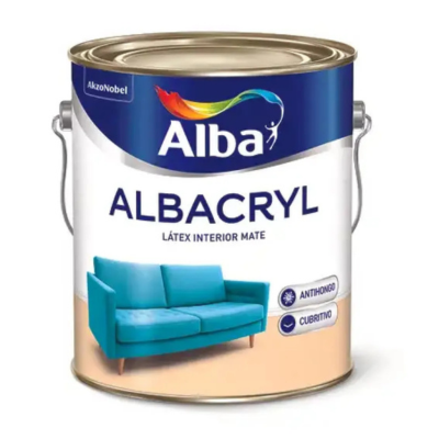 1 lts Albacryl Interior Mate Blanco