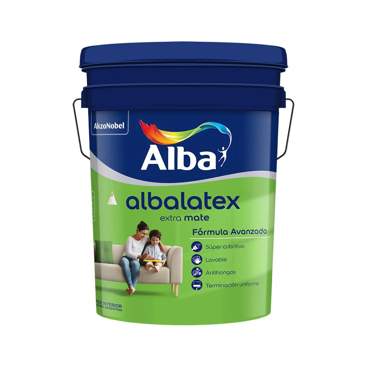 20 lts Albalatex Extra Mate Blanco