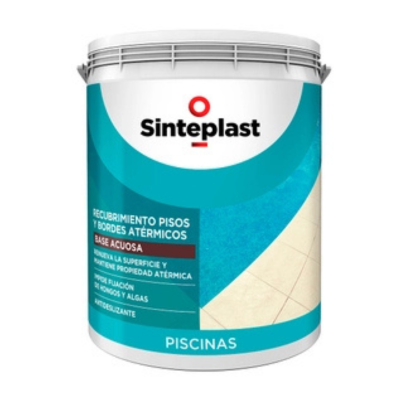 4 lts Pisos y Bordes Atérmicos Blanco Sinteplast
