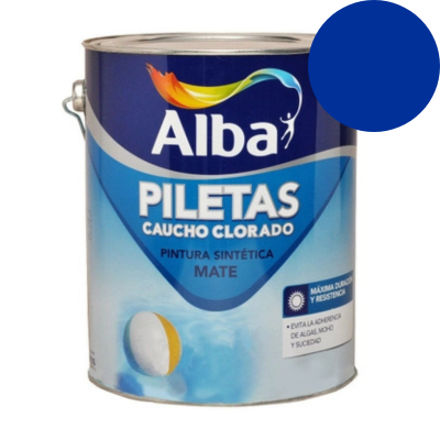 20 lts Piletas Caucho Clorado Celeste Profundo Alba