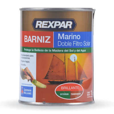 1 lts Barniz Marino Rexpar Doble Filtro Solar