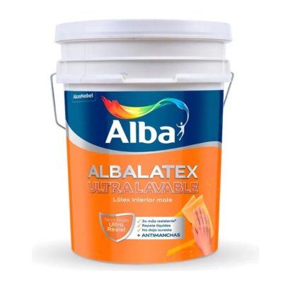 1 lts Albalatex Ultralavable Blanco