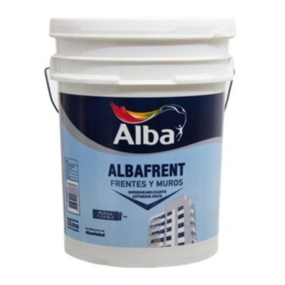 20 lts Albafrent Frentes y Muros Mate Blanco