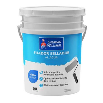 20 lts Fijador Sellador Al Agua Sw