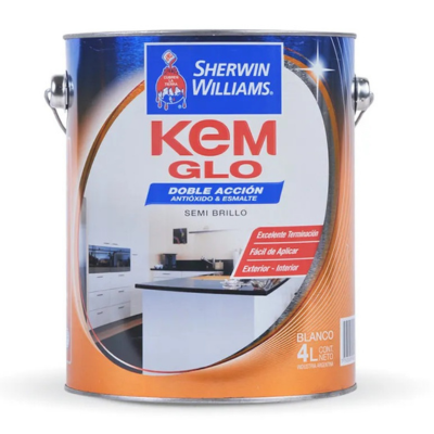 4 lts Kem Glo Doble Acción Semibrillo