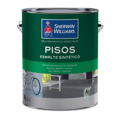1 lts Esmalte Sintético Especial para Pisos Blanco