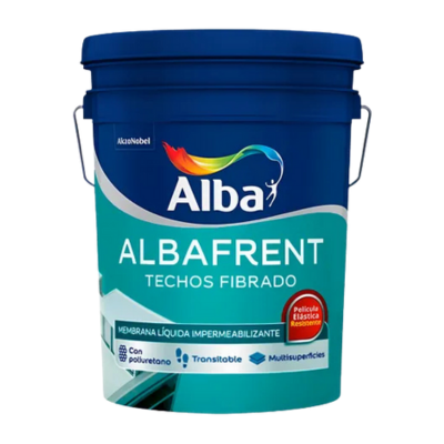 10 lts Albafrent Techos Fibrado Blanco