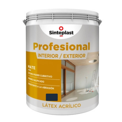 20 lts Látex Int/ Ext Profesional Mate Blanco Sinteplast