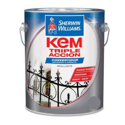 1 lts Kem Triple Acción Brillante Blanco