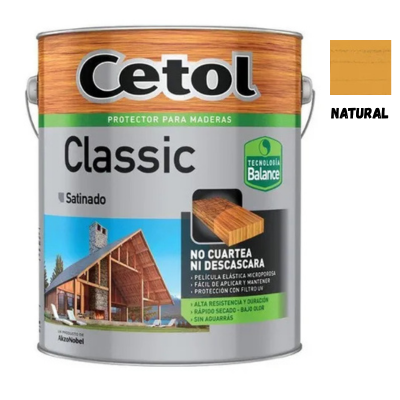 4 lts Cetol Classic Balance Satinado Natural