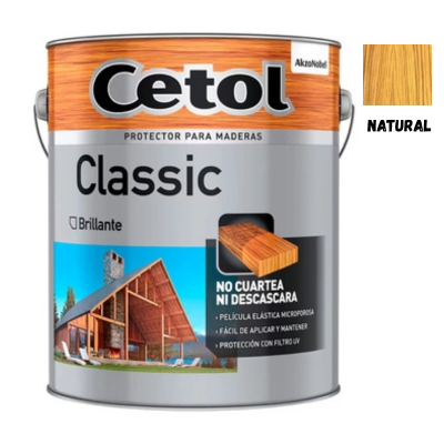 4 lts Cetol Classic Brillante Natural