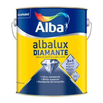 1lts Esmalte Sintético Brillante Blanco Albalux