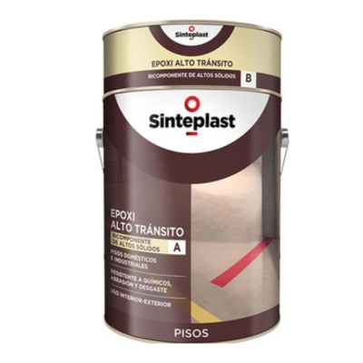 4 lts Recufloor Esmalte Epoxi Pisos Alto Tránsito Blanco (A+B)