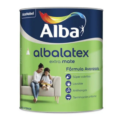 1 lts Albalatex Extra Mate Blanco