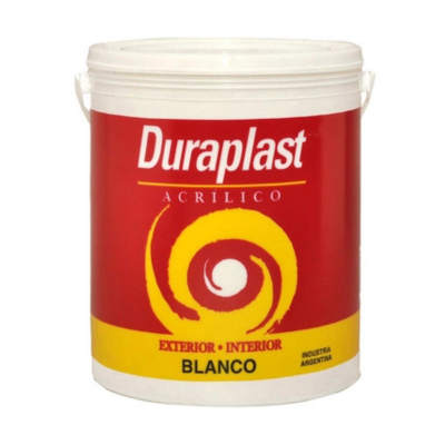 4 lts Látex Interior-Exterior Duraplast Blanco