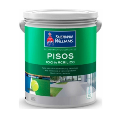 4 lts Pisos Acrílico Gris Sherwin Williams