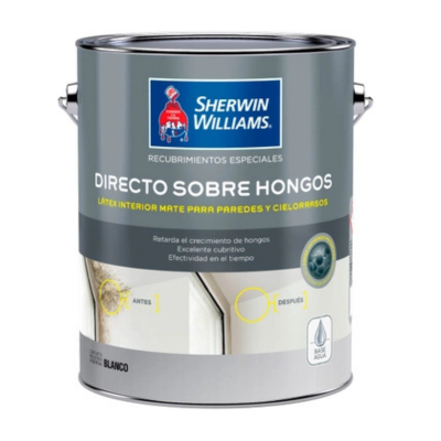 1 lts Látex Interior Directo Sobre Hongos Sherwin Williams