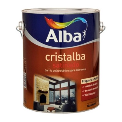 4 lts Cristalba Barniz Sintético Interior Satinado