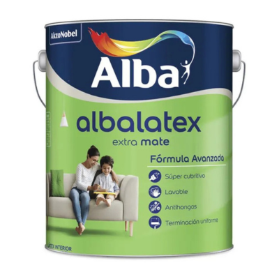 4 lts Albalatex Extra Mate Blanco
