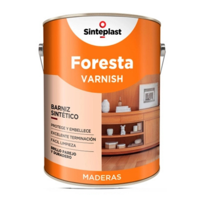 1 lts Barniz Foresta Varnish Satinado Incoloro Sinteplast