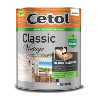 4 Lts Cetol Deck Balance Satinado Blanco Traslúcido