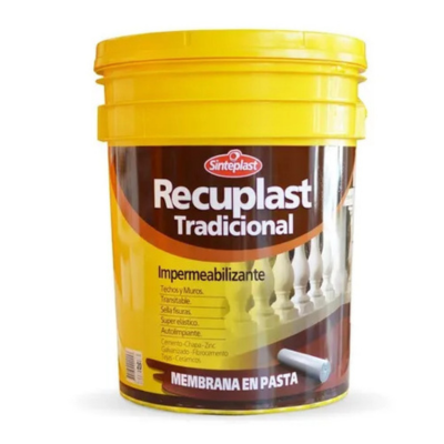 10 kg Recuplast Tradicional Blanco Membrana en Pasta